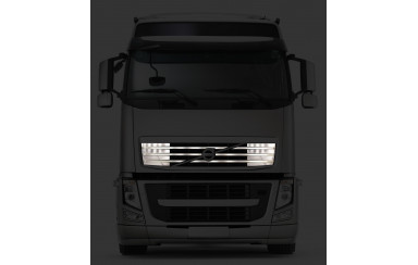 Накладки на переднюю решётку верхняя часть VOLVO FH-FM13 нержавейка