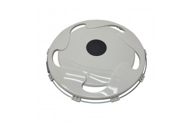 Ковпак із пластику на заднє колесо 19,5 Білий