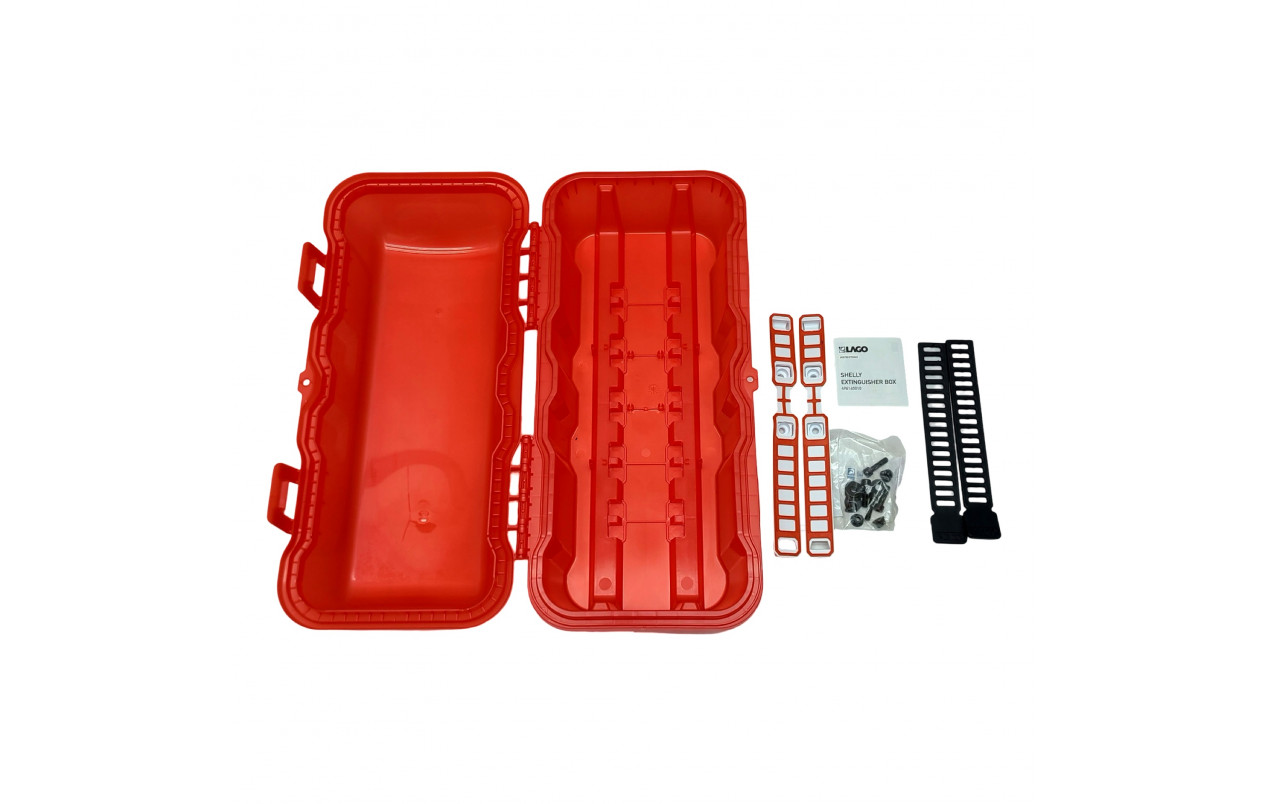 Ящик для огнетушителя прозрачный 6 кг LAGO