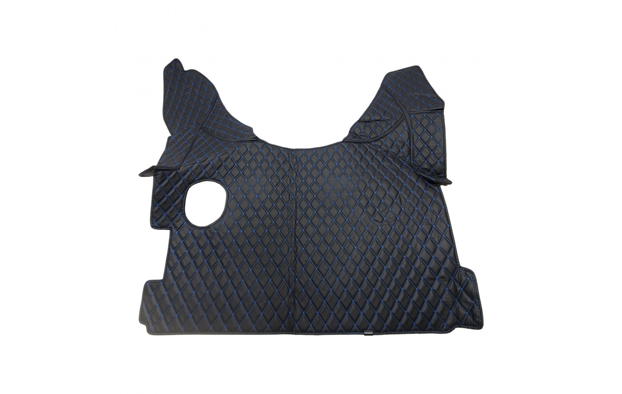 Килимок 3D Еко-шкіра DAF XF105 Механіка Чорний-синя строчка