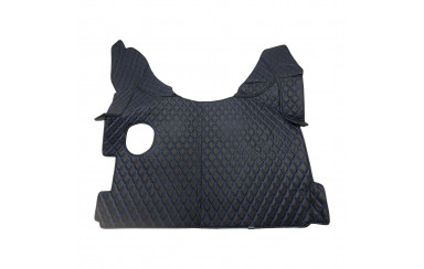 Килимок 3D Еко-шкіра DAF XF105 Механіка Чорний-синя строчка