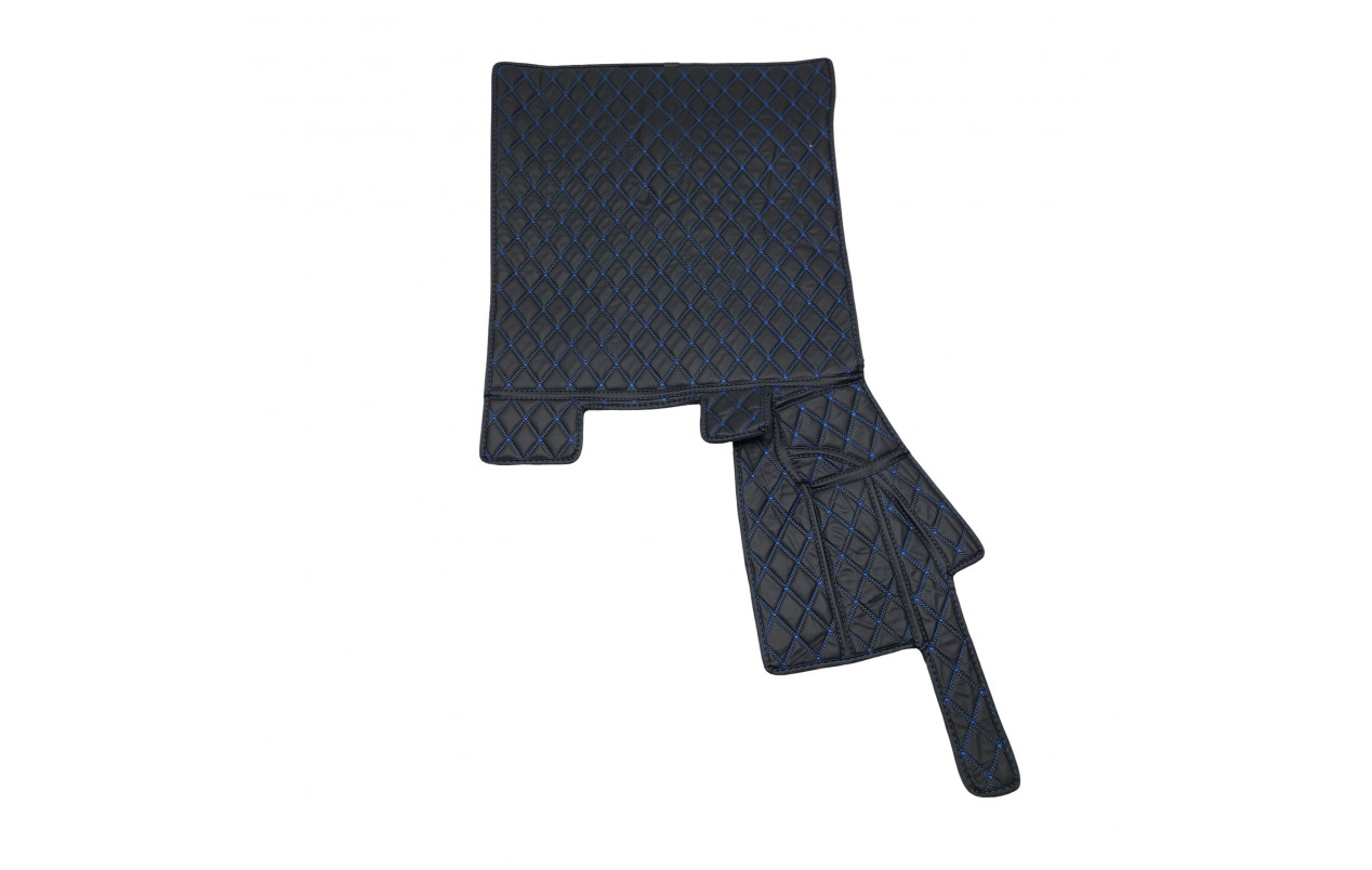 Килимок 3D Еко-шкіра DAF XF106 Автомат Чорний-синій рядок