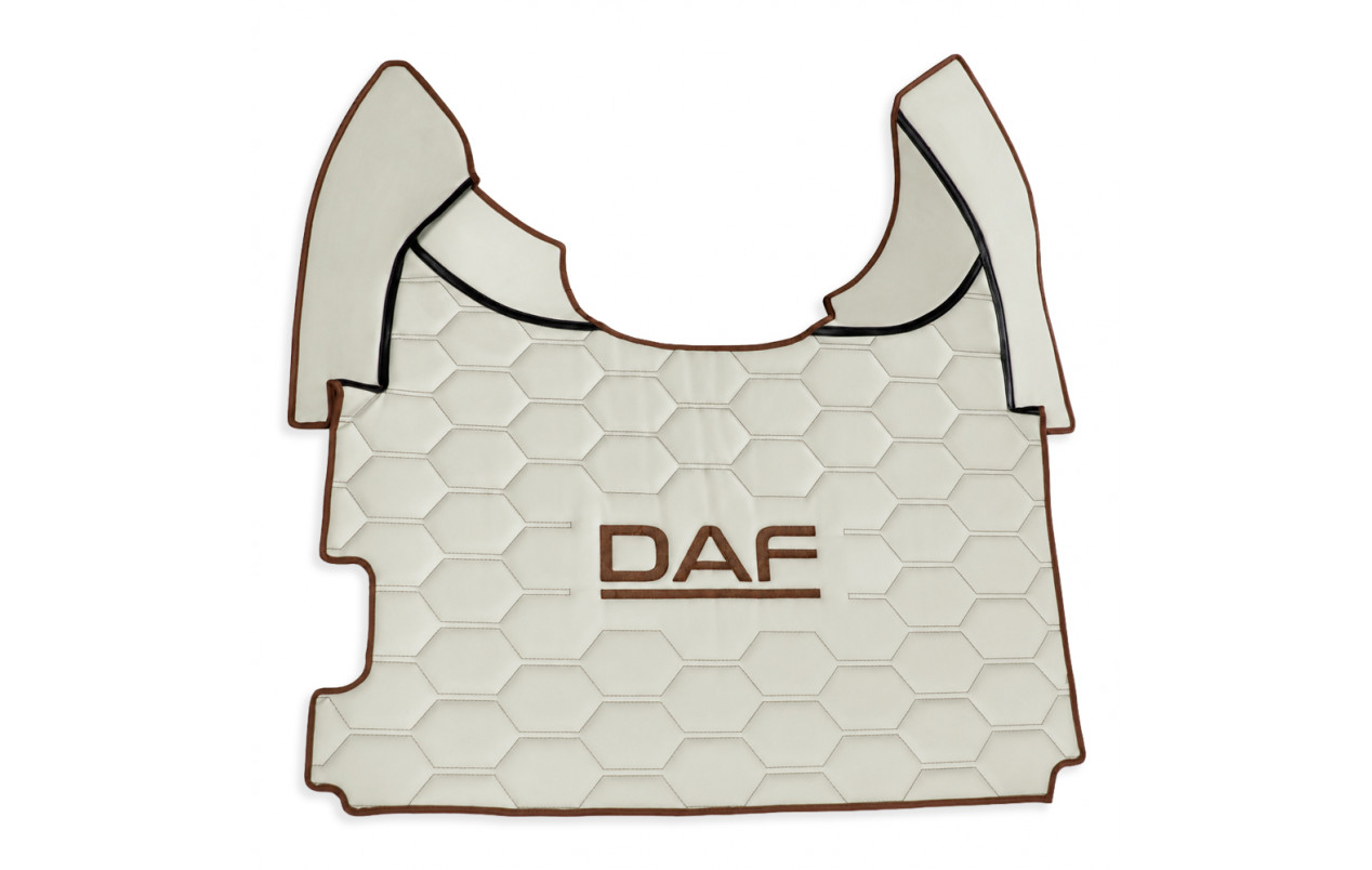 Коврик 3D Экокожа DAF XF106 c 2013; АКПП,бежевый (МТ)