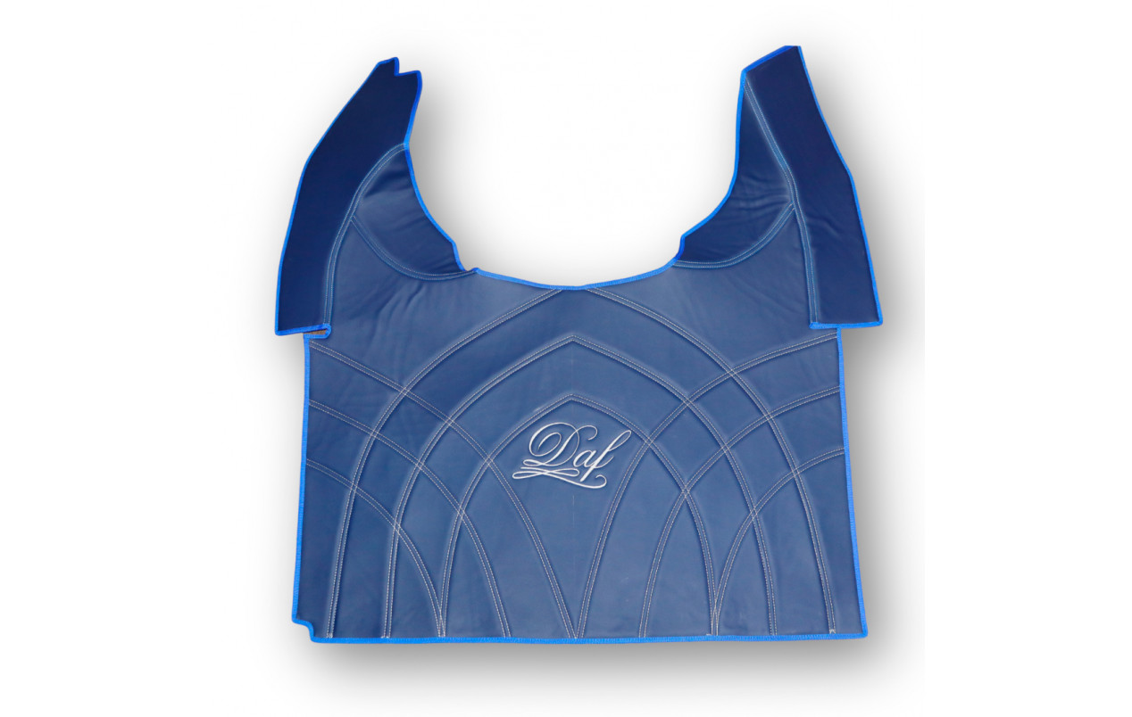 Коврик эко-кожа 3D DAF XF105 с 2005 по 2013, автомат, синий