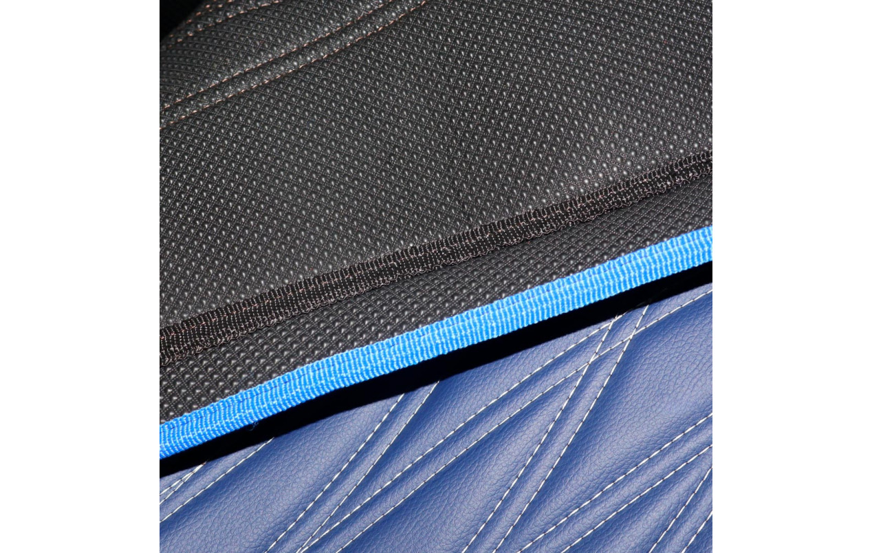 Коврик эко-кожа 3D DAF XF105 с 2005 по 2013, автомат, синий