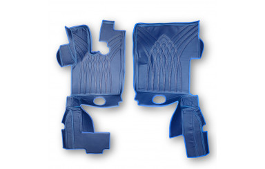 Коврик эко-кожа 3D DAF XF105 с 2005 по 2013, автомат, синий