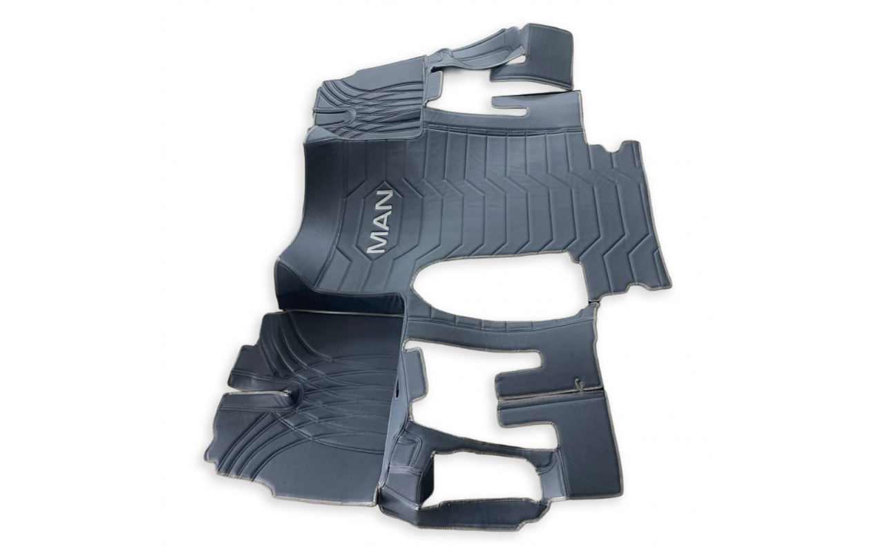 Килимок еко-шкіра 3D MAN TGA XXL 2000-2011, Чорний