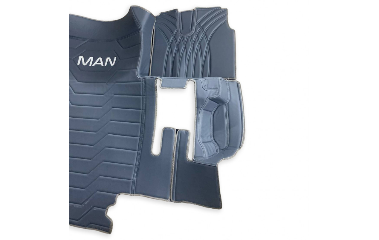 Килимок еко-шкіра 3D MAN TGA XXL 2000-2011, Чорний