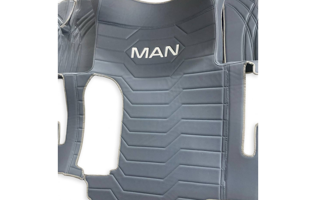 Килимок еко-шкіра 3D MAN TGA XXL 2000-2011, Чорний