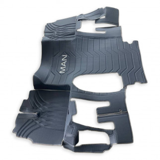 Килимок еко-шкіра 3D MAN TGA XXL 2000-2011, Чорний