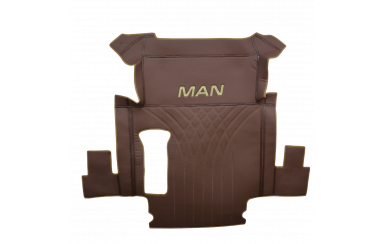 Коврик эко-кожа 3D MAN TGX 1 ящик 2008-2017г, Коричневый