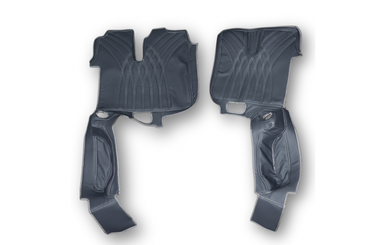 Килимок еко-шкіра 3D MAN TGX 2 ящики 2008-2017р, Сірий