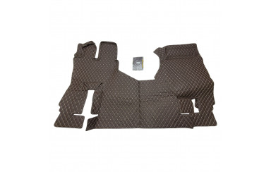 Килимок 3D Еко-шкіра MERCEDES ACTROS MP4 коричневий