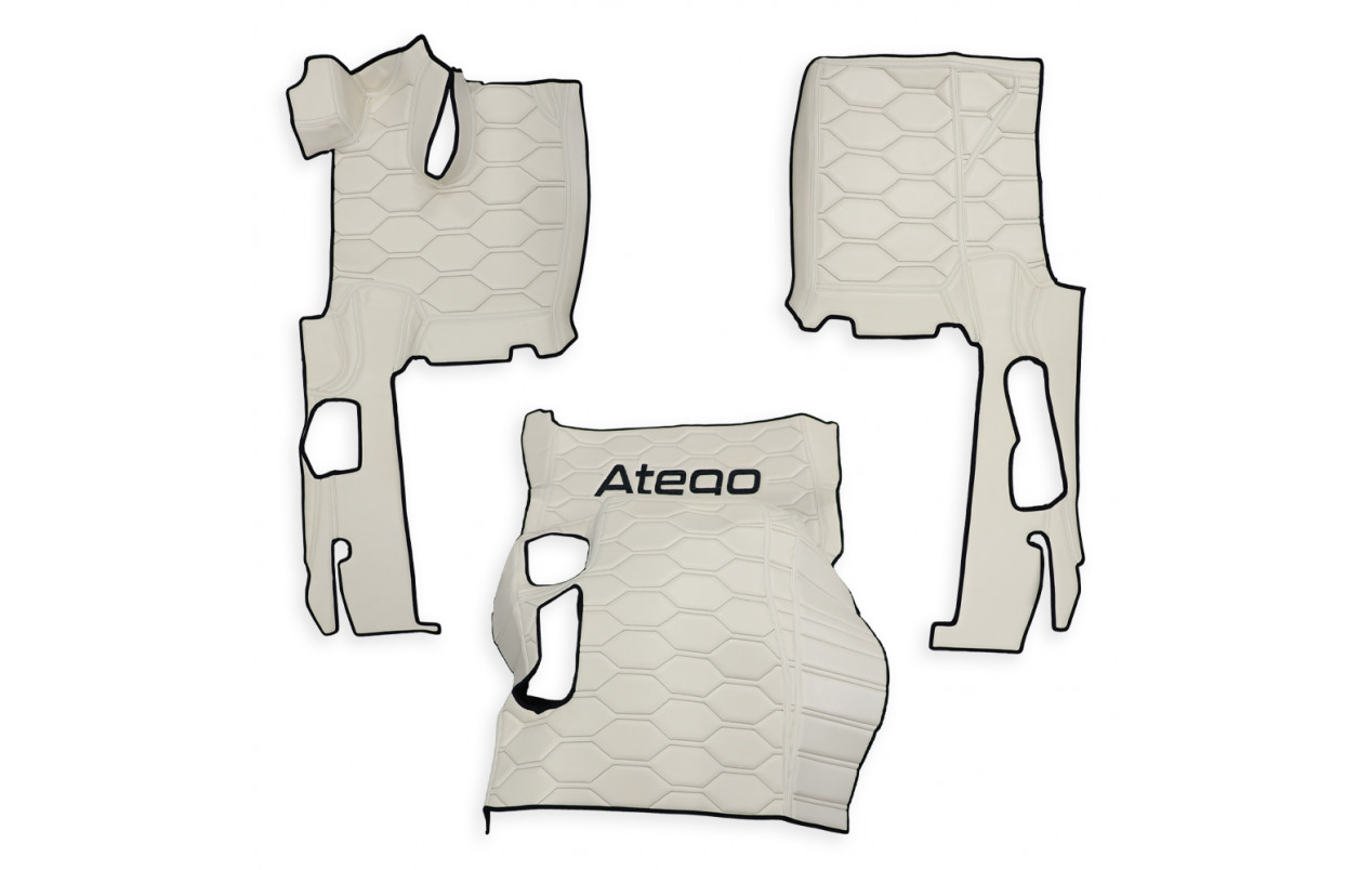 Коврик 3D Экокожа Mercedes Atego EURO 6 с 2013г., бежевый