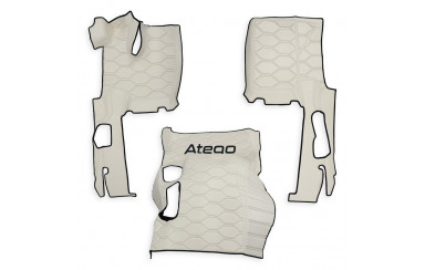 Коврик 3D Экокожа Mercedes Atego EURO 6 с 2013г., бежевый