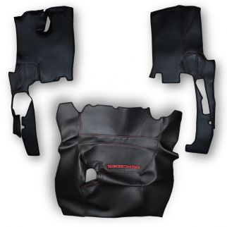 Коврик эко-кожа 3D MERCEDES AXOR ; 6л (высокая шахта) черный