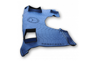 Коврик эко-кожа 3D Mercedes Actros EURO 6 MP4\MP5, синий