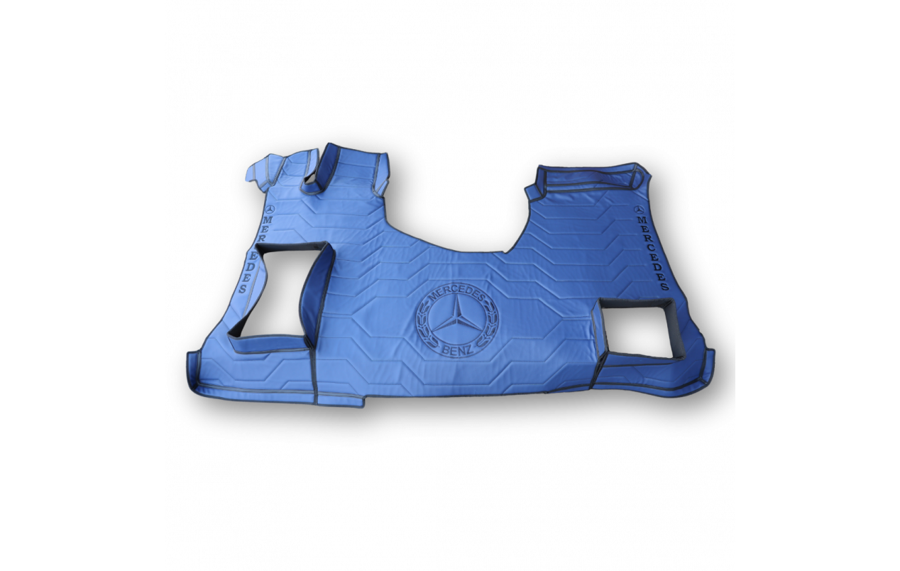 Коврик эко-кожа 3D Mercedes Actros EURO 6 MP4\MP5, синий