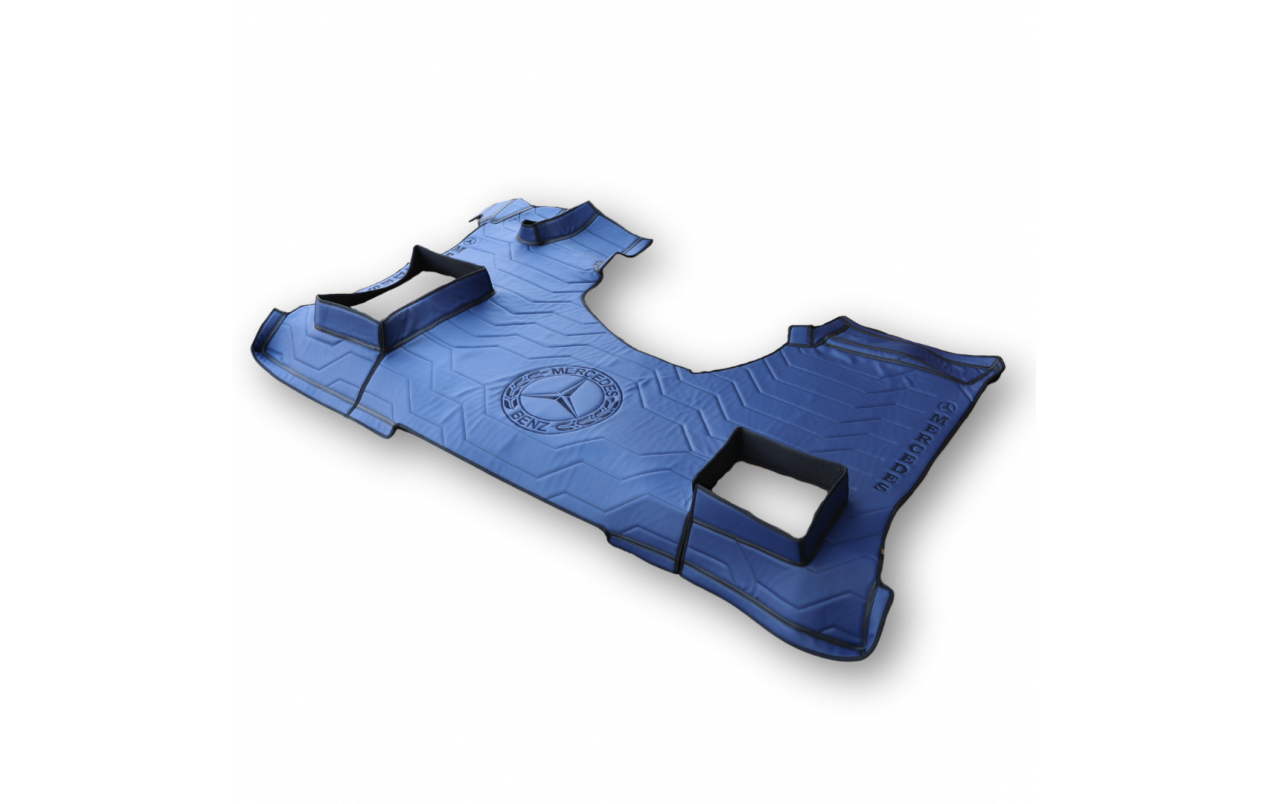 Коврик эко-кожа 3D Mercedes Actros EURO 6 MP4\MP5, синий