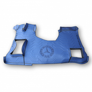 Коврик эко-кожа 3D Mercedes Actros EURO 6 MP4\MP5, синий