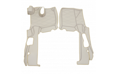 Коврик эко-кожа 3D Mercedes Atego EURO 6 с 2013г. бежевый