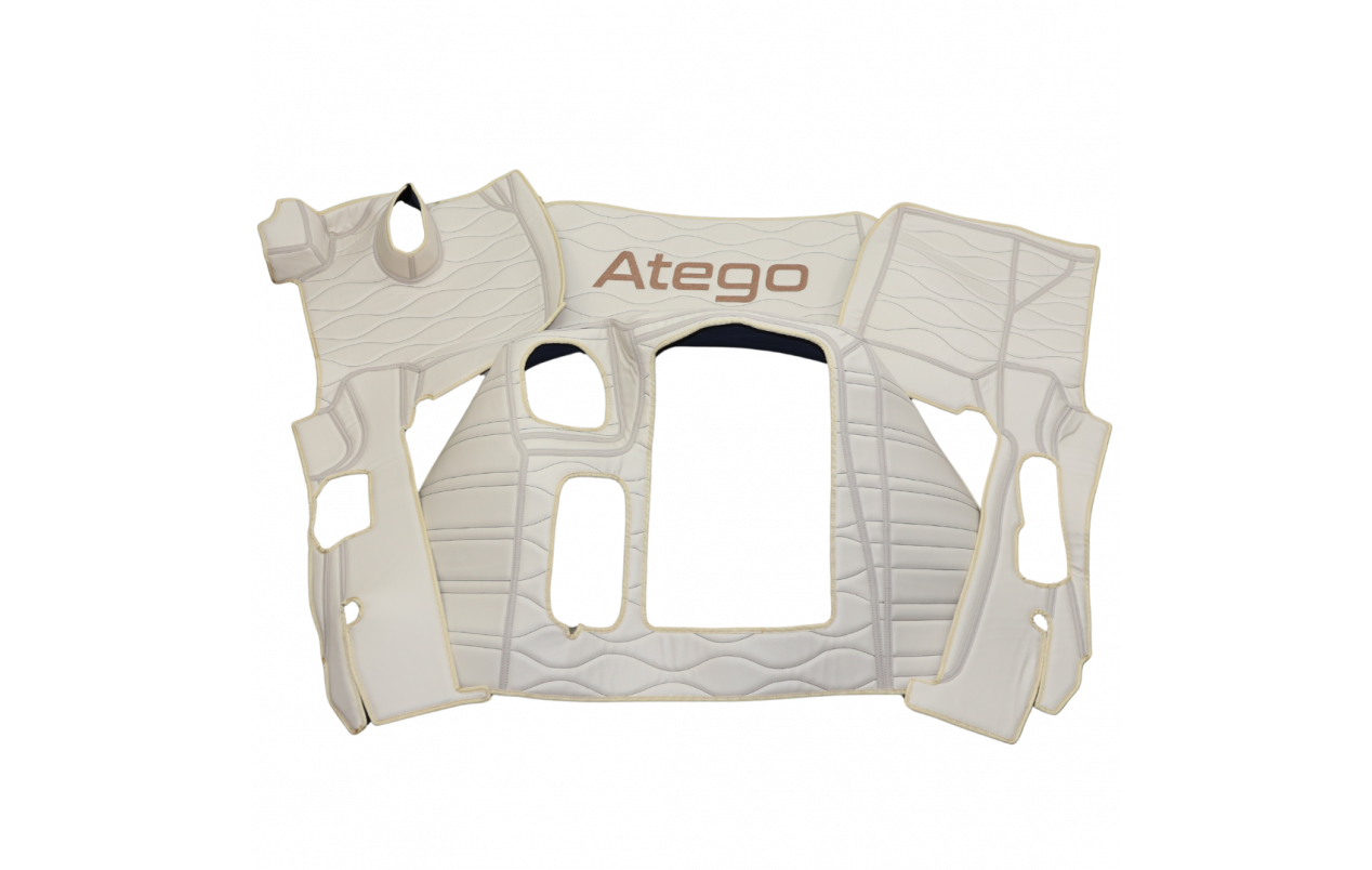 Коврик эко-кожа 3D Mercedes Atego EURO 6 с 2013г. бежевый