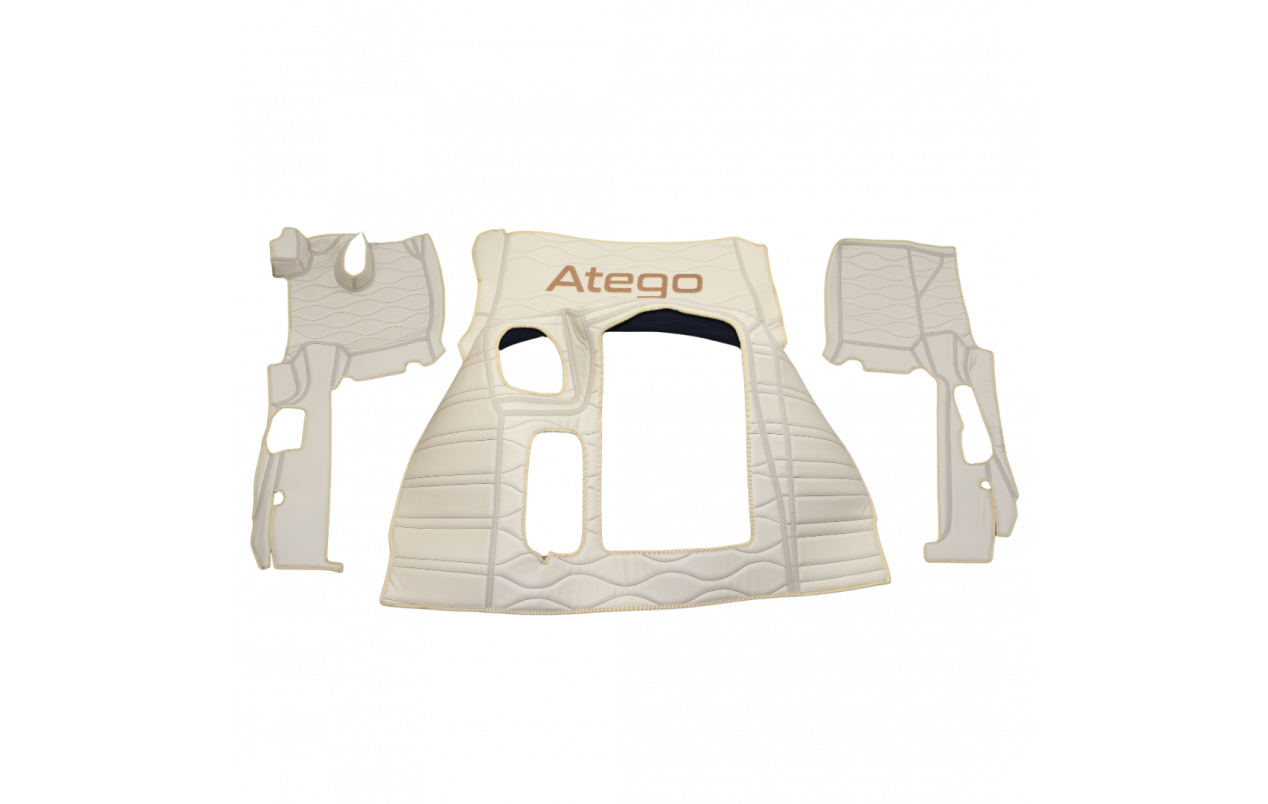 Коврик эко-кожа 3D Mercedes Atego EURO 6 с 2013г. бежевый