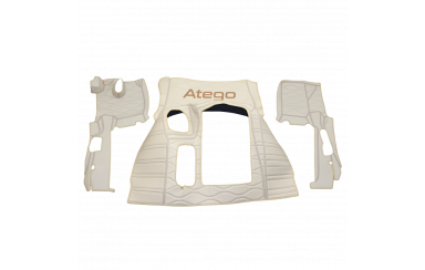 Коврик эко-кожа 3D Mercedes Atego EURO 6 с 2013г. бежевый