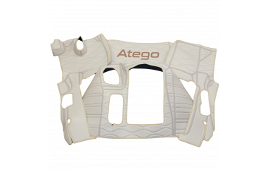 Коврик эко-кожа 3D Mercedes Atego EURO 6 с 2013г. бежевый