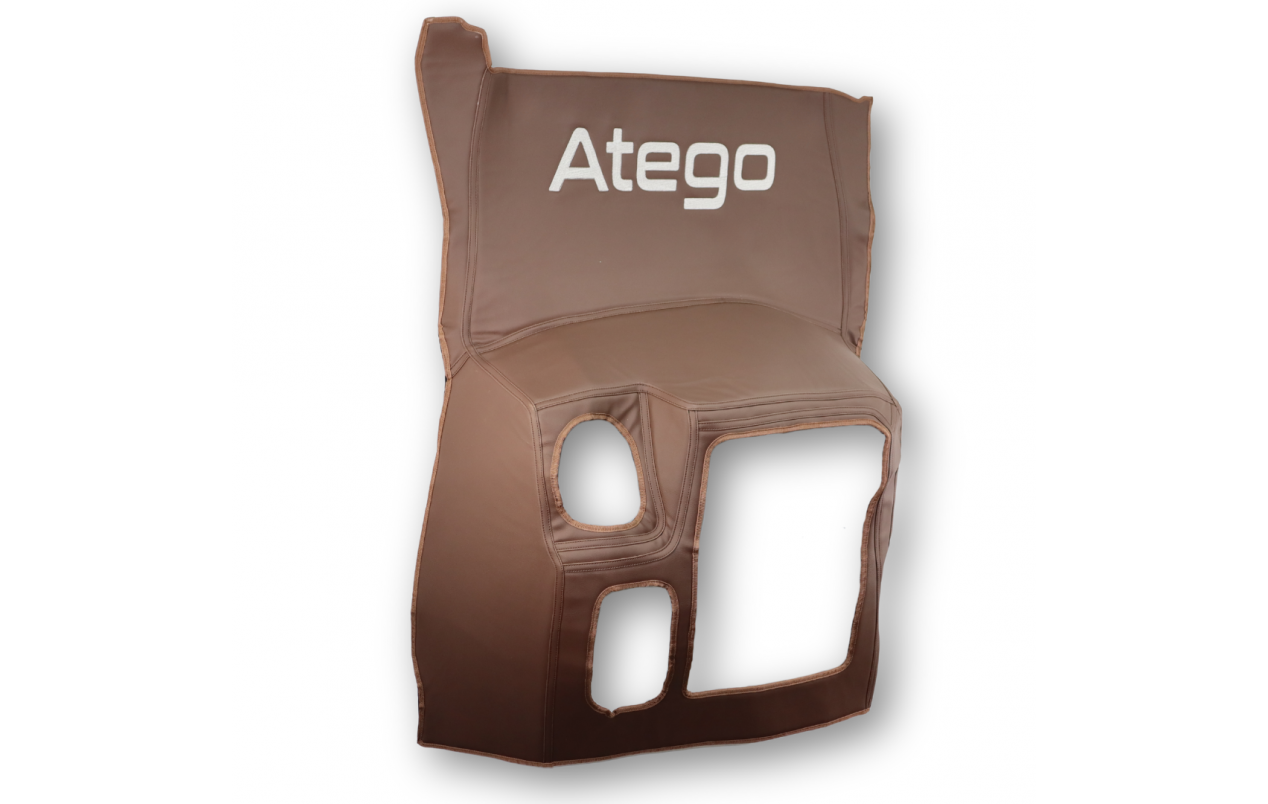 Коврик эко-кожа 3D Mercedes Atego EURO 6 с 2013г. коричневый