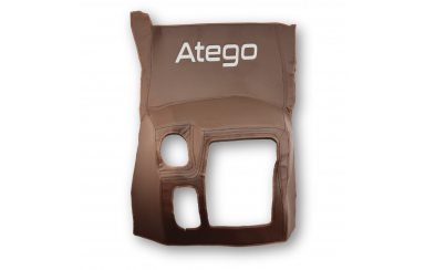 Коврик эко-кожа 3D Mercedes Atego EURO 6 с 2013г. коричневый