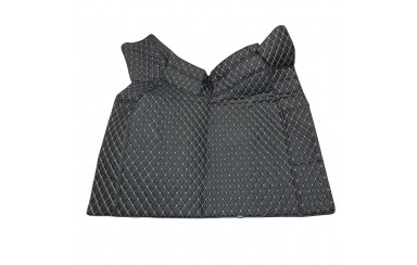 Килимок 3Д Еко-шкіра VOLVO FH 2002 -2008 чорний-бежева строчка