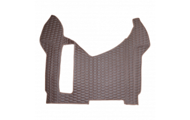 Коврик 3D Экокожа RENAULT Premium 2006-2013; АКПП, МКПП, Коричневый