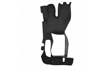 Коврик 3D Экокожа RENAULT T с 2014; АКПП, ровный пол, черный