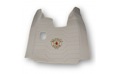 Коврик 3D Экокожа SCANIA R 2014-2016; рестайлинг 2017; МКПП, бежевый, перфорация