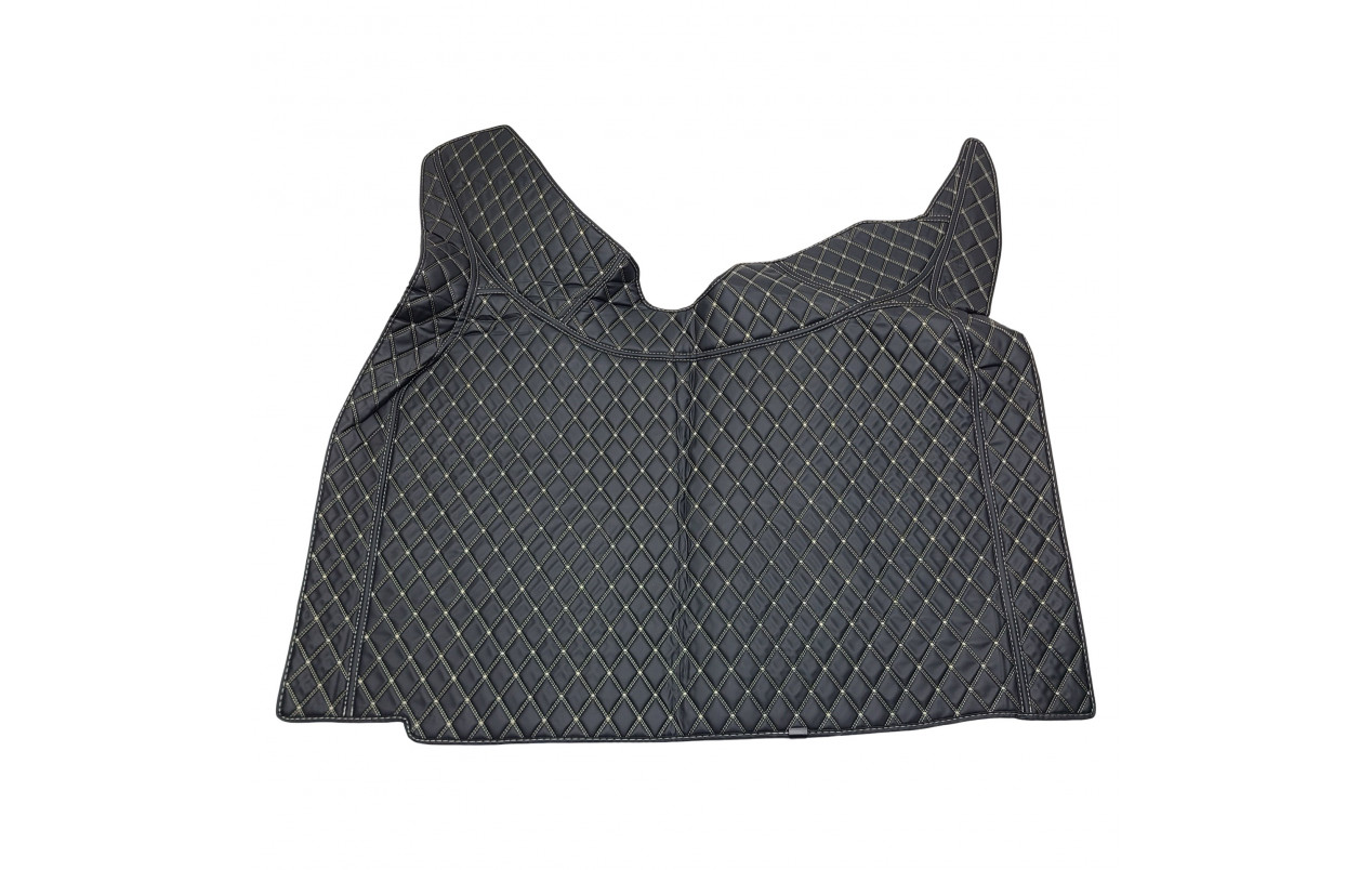 Килимок 3D Еко-шкіра VOLVO FH 4 чорний-бежевий рядок