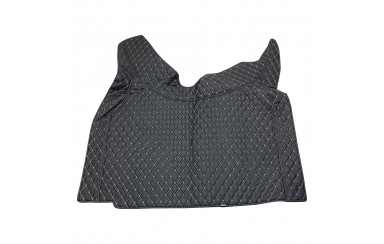 Килимок 3D Еко-шкіра VOLVO FH 4 чорний-бежевий рядок