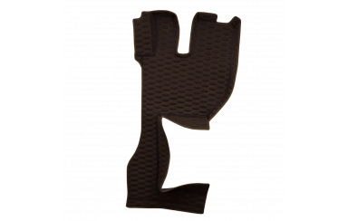 Коврик 3D Экокожа VOLVO FH 2003-2013; АКПП, корич.