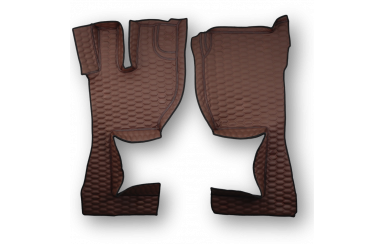 Коврик 3D Экокожа Volvo FH Euro 5; АКПП; коричневый