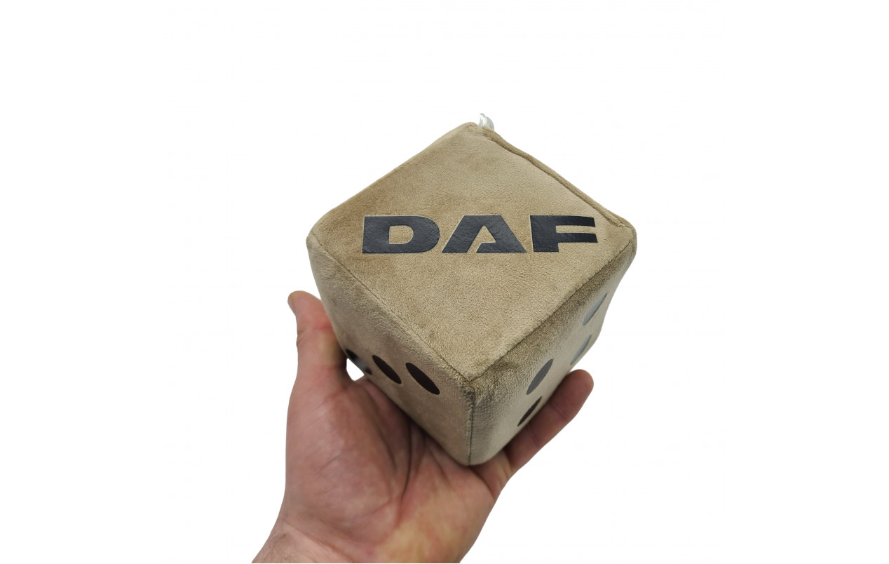 Кубик в кабину с присоской DAF бежевый