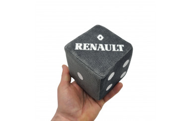 Кубик в кабину с присоской RENAULT серый