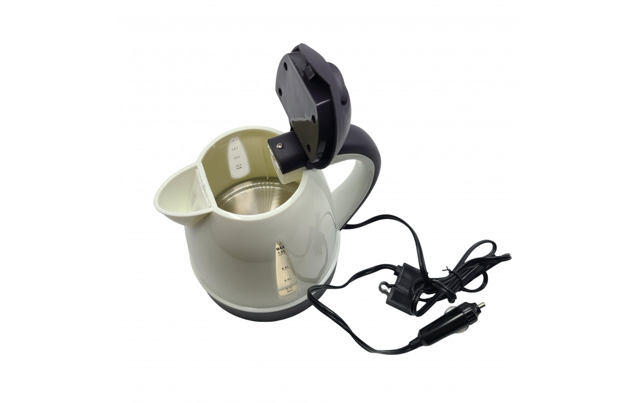 Автомобильный чайник белый 24v FERZE с предохранителем