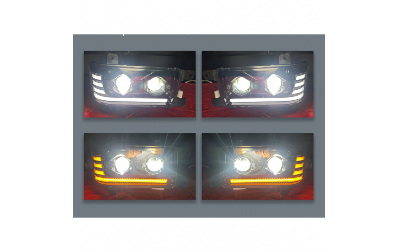 Фара Kamaz E3 LED DRL Левая