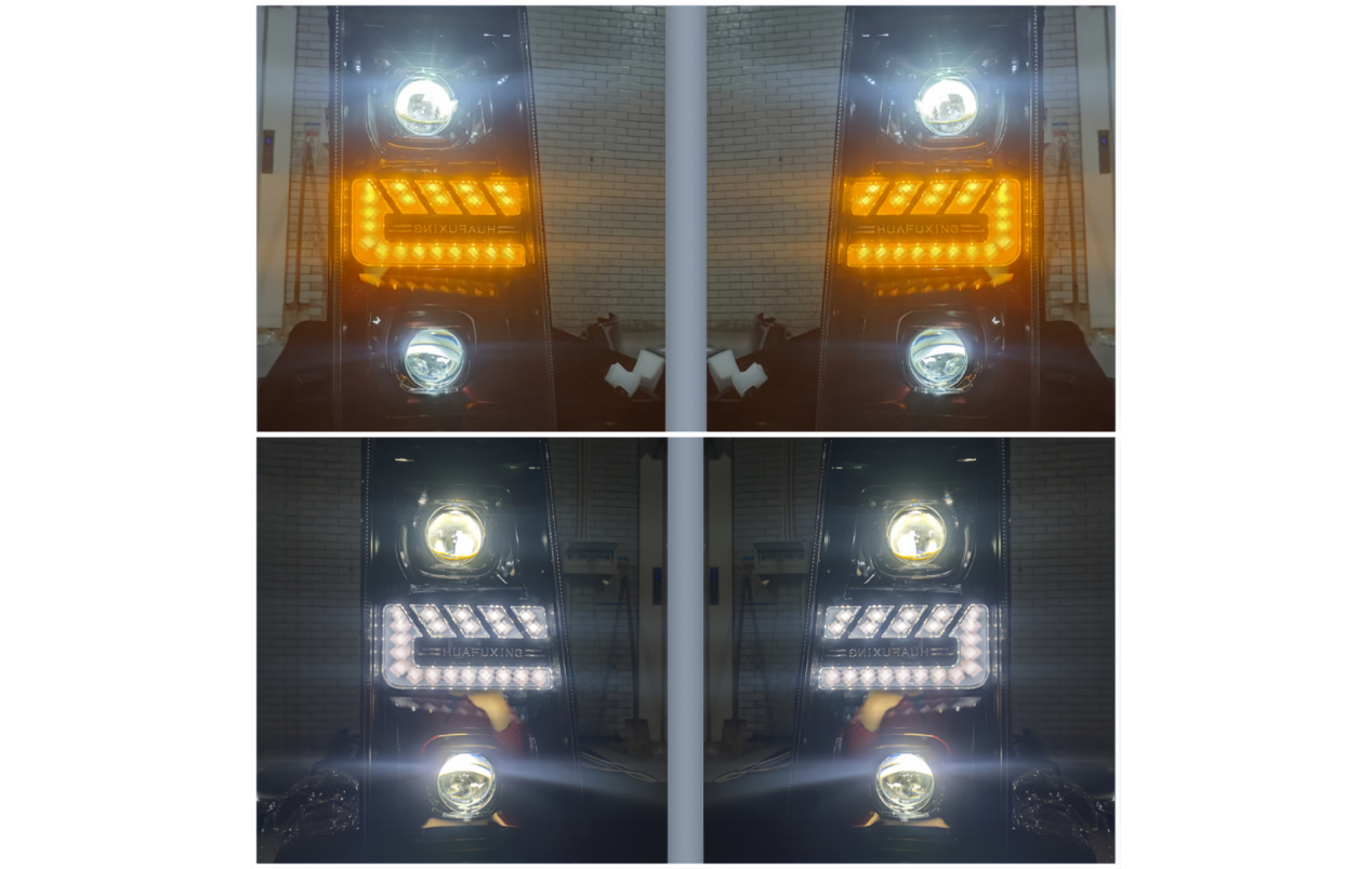 Фара Renault Magnum LED DRL Левая