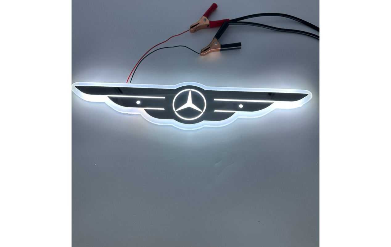 Декоративный фонарь крылья Mercedes 24v Белые
