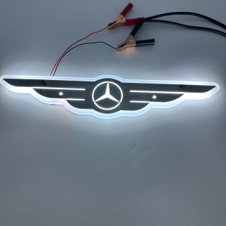 Декоративный фонарь крылья Mercedes 24v Белые