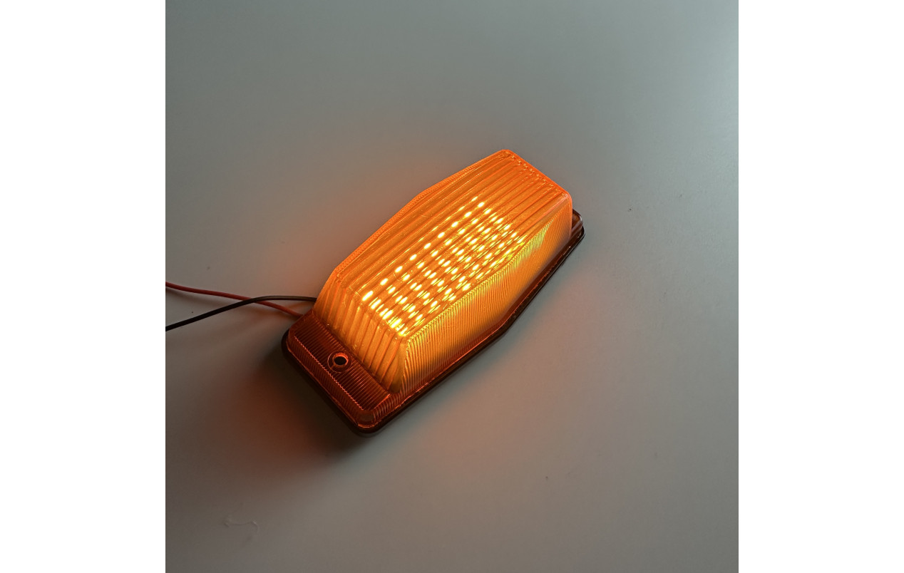Дубли Holland Style LED на капот 12-24v Желтые