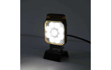 Фара робоча з маячком 10-90V 9LED
