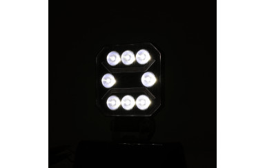 Фара робоча, задній хід 9-32V 8LED біла FERZE