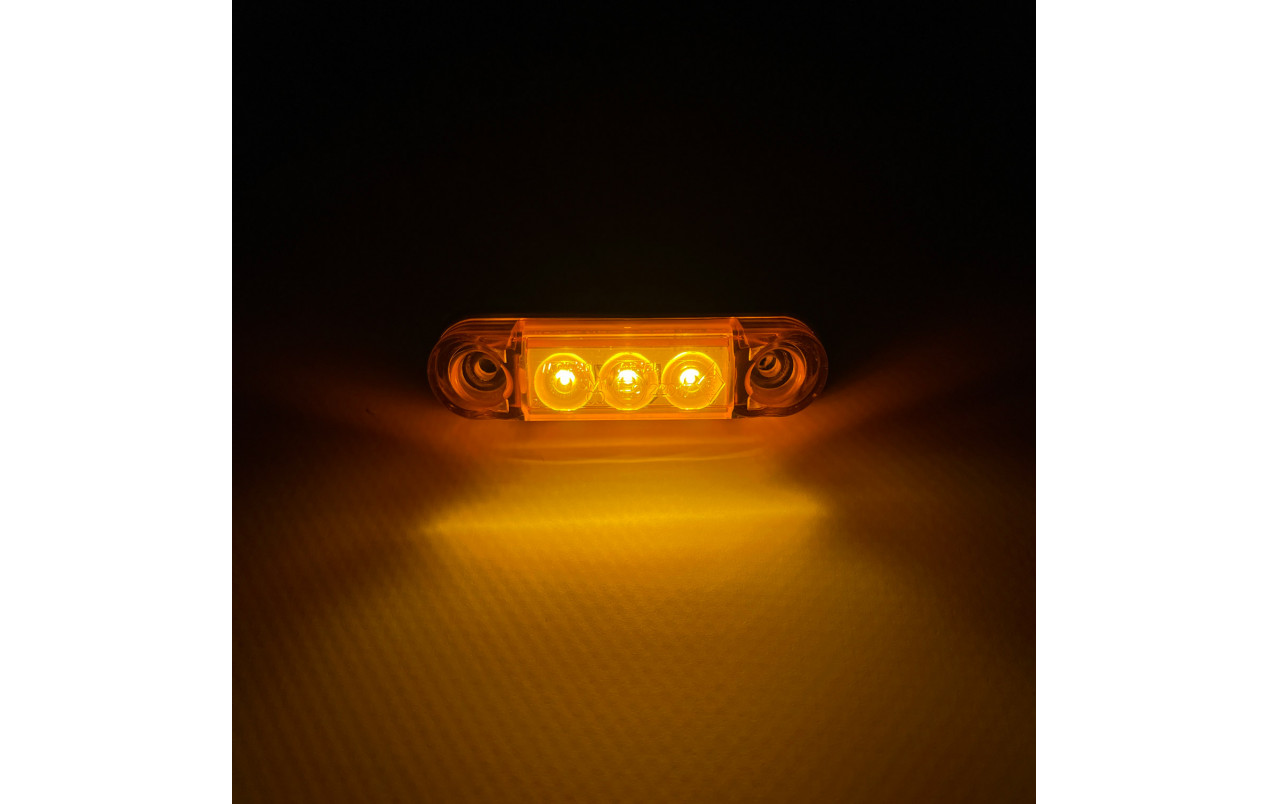 Габаритный фонарь LD2439 12-24v желтый